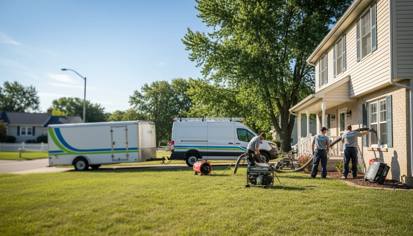 Flooded Basement Restoration And Cleanup With Repair in Friendsville, MD near me